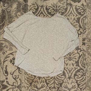 Green Envelope Heather Gray Long Sleeve Tee